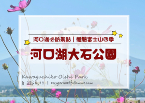 【山梨】 河口湖必訪 ｜體驗富士山四季變化最佳之處～ 河口湖大石公園
