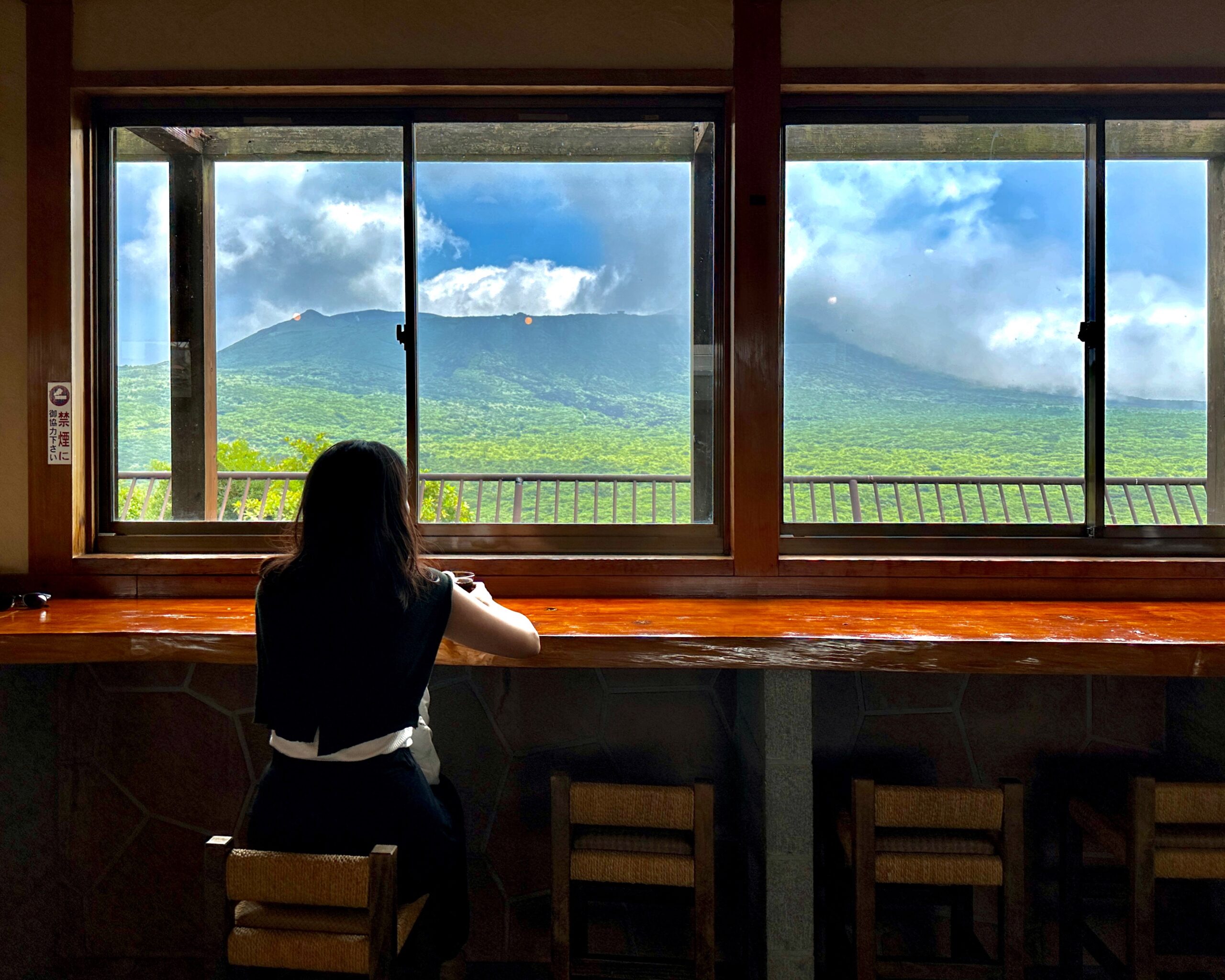 三原山 御神火茶屋 ｜伊豆大島必訪火山景觀咖啡廳 × 三原山口絕美視野分享
