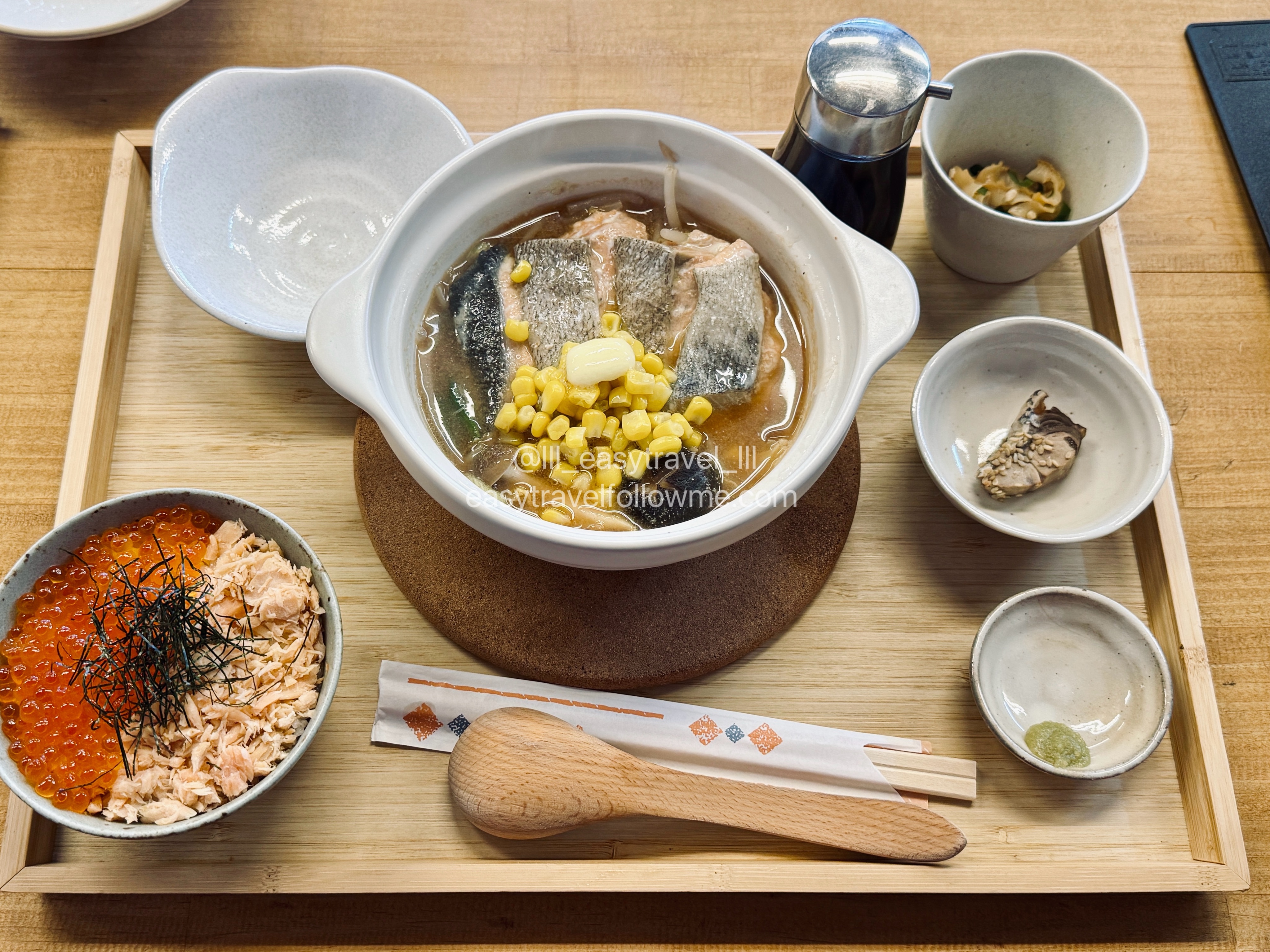 圓子水產 ｜知床宇登呂人氣海鮮餐廳推薦：鮭魚卵親子丼＆小火鍋必吃實錄