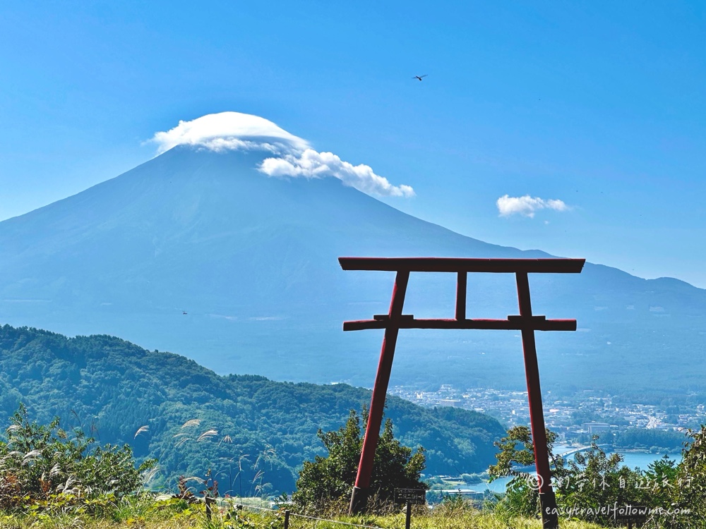 河口淺間神社遙拜所 河口湖天空鳥居 河口湖必訪景點 天空鳥居遙拜所