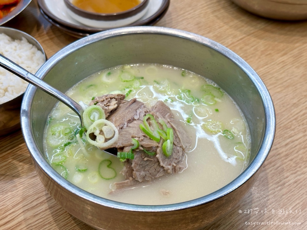 神仙雪濃湯 明洞店｜首爾必吃人氣牛骨湯，美味又補身的韓國經典美食