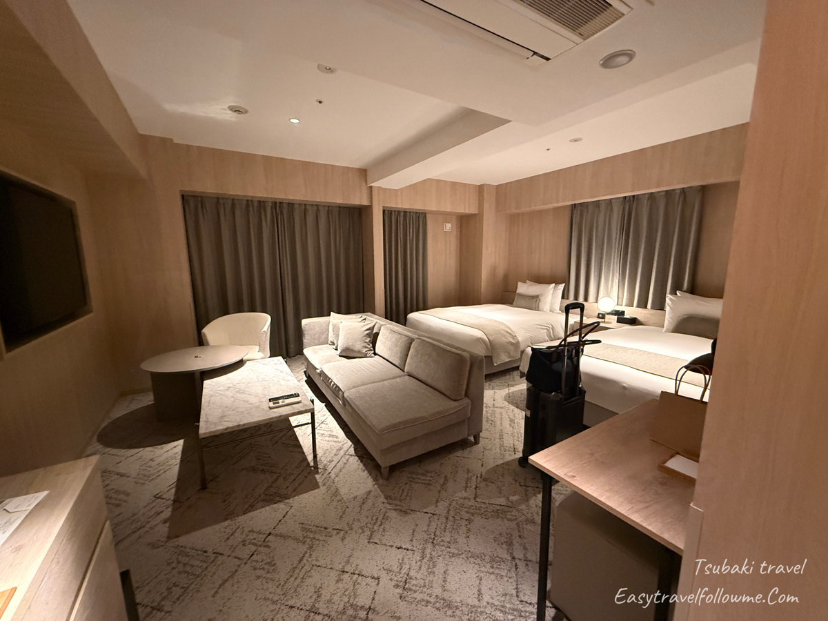 Hotel The Leben Osaka 大阪雷本酒店 心齋橋步行6分鐘｜大空間、雪肌精面膜蒸氣眼罩免費拿、大阪住宿推薦